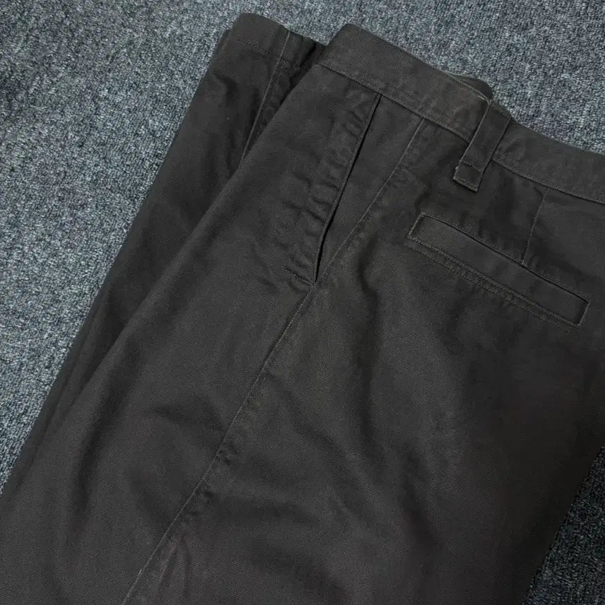 [BUNJANG] Uniqlo U Wide Chino Pants Gray / 유니클로 U 와이드 치노 팬츠 그레이