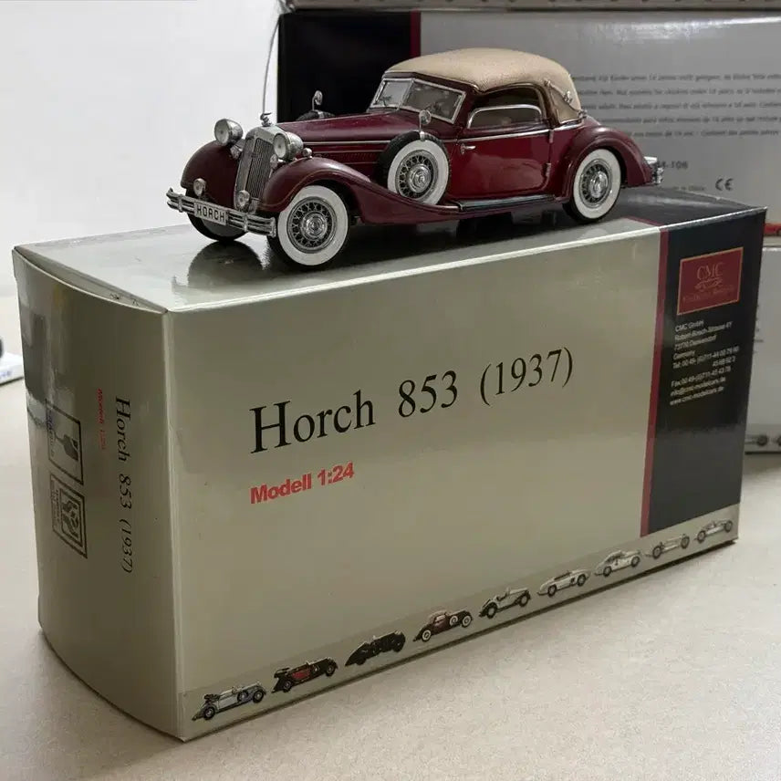 [BUNJANG] CMC Horch 853 1937 Diecast Model 1:24 Scale / CMC Horch 853 1937 다이캐스트 1:24