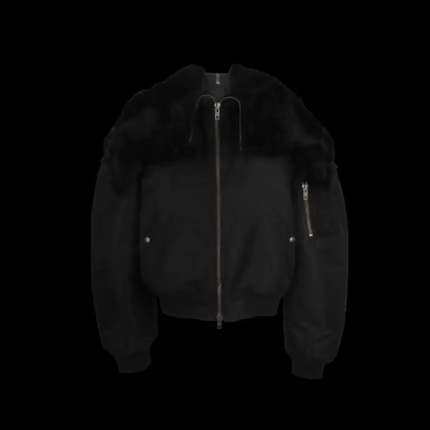 [BUNJANG] Awwend Hound Fur Bomber Jacket Size 1 / 어웬드 하운드 퍼 봄버 1사이즈