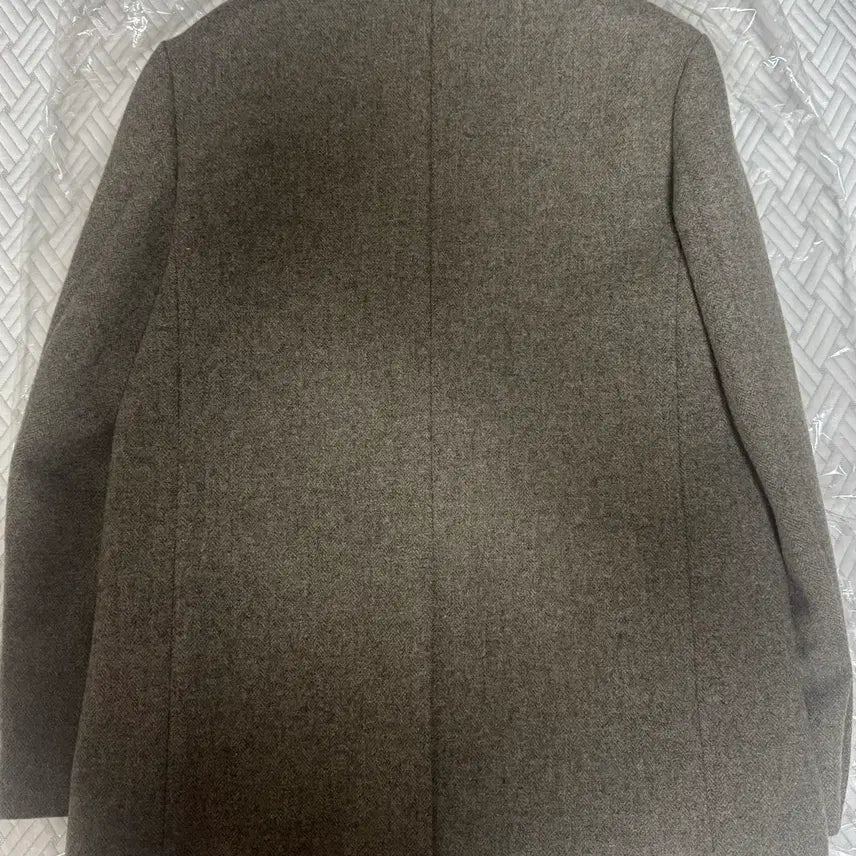 [BUNJANG] Dunst Unisex 2 Button Graysih Beige Coat / 던스트 UNISEX 2 BUTTON 그레이시베이지 s
