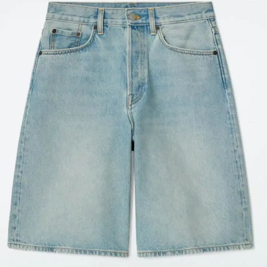 [BUNJANG] Cos Long Line Denim Shorts Light Blue / Cos 코스 반바지 롱라인 데님 쇼츠 라이트 블루 로열블루