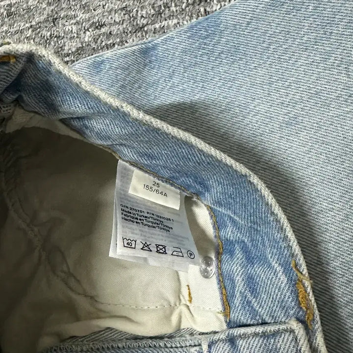 [BUNJANG] Cos Long Line Denim Shorts Light Blue / Cos 코스 반바지 롱라인 데님 쇼츠 라이트 블루 로열블루