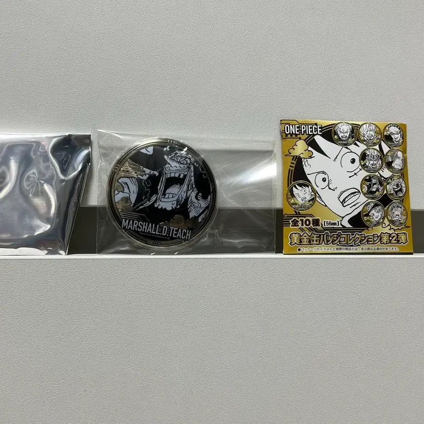 [BUNJANG] One Piece Teach Golden Can Badge / 원피스 (티치) 골든 황금 캔뱃지 원화 굿즈