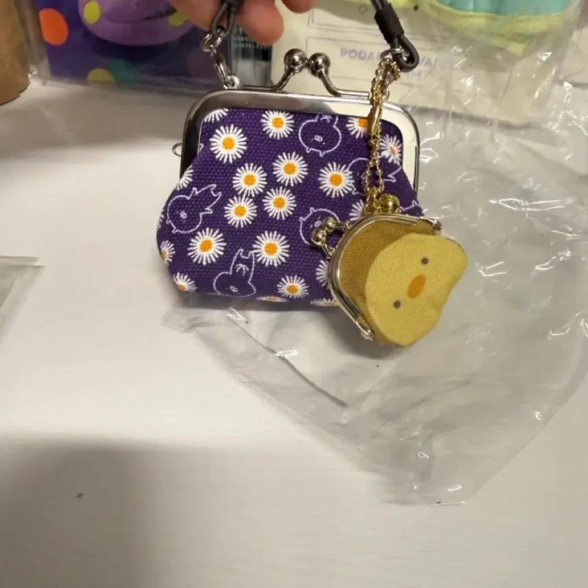 [BUNJANG] Usamaru Usagi Coin Purse Keyring New / 우사마루 우사기 가마구치 동전지갑 키링 새상품
