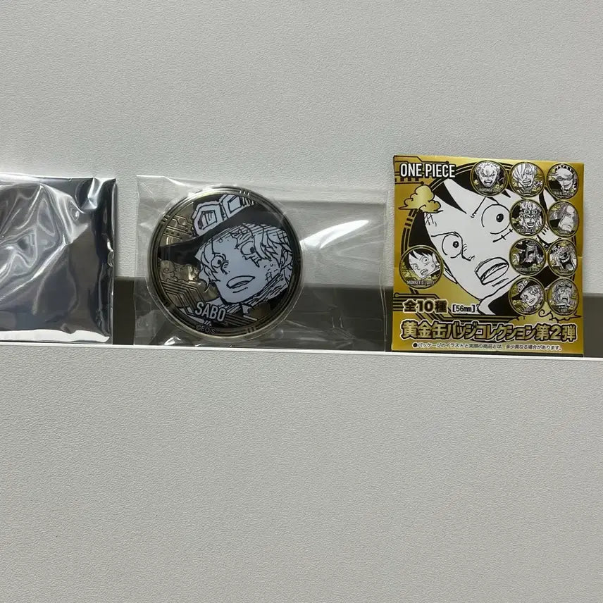 [BUNJANG] One Piece Sabo Golden Can Badge / 원피스 (사보) 골든 황금 캔뱃지 원화 굿즈