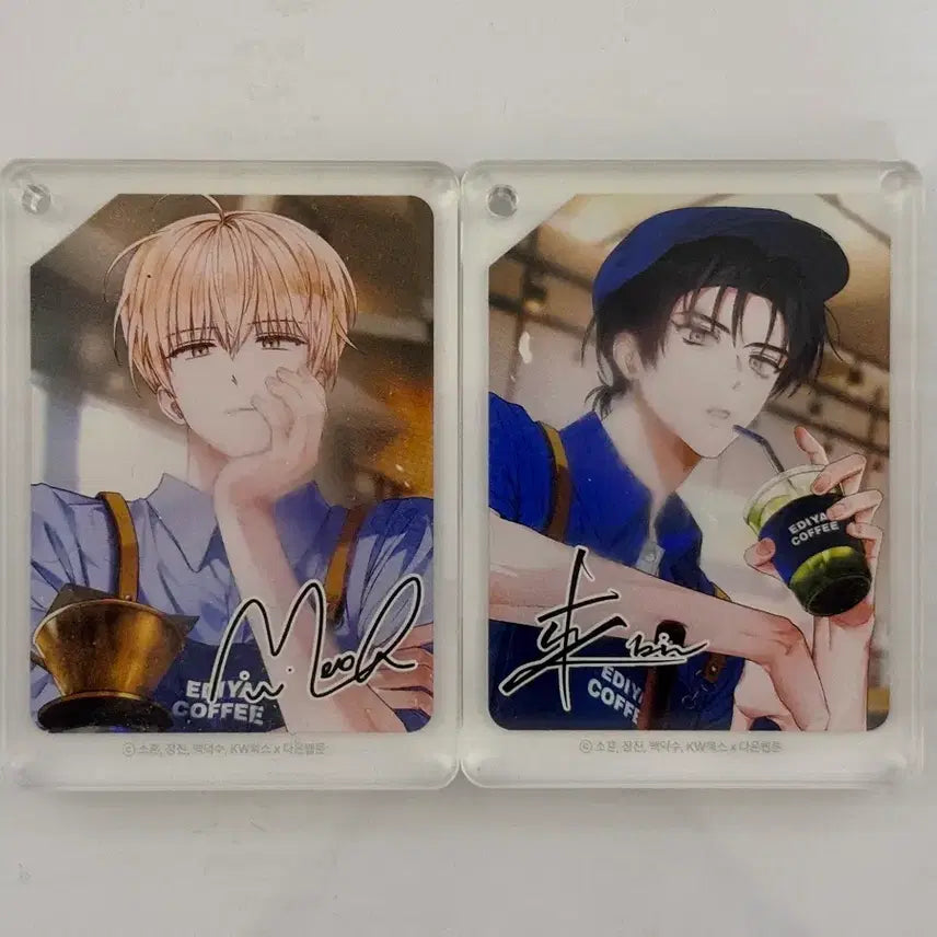 [BUNJANG] Debut or Die Idia Acrylic Block Bundle Set - Park Moondae, Kim Raebin / 데못죽 이디야 아크릴블록 일괄 판매 - 박문대, 김래빈