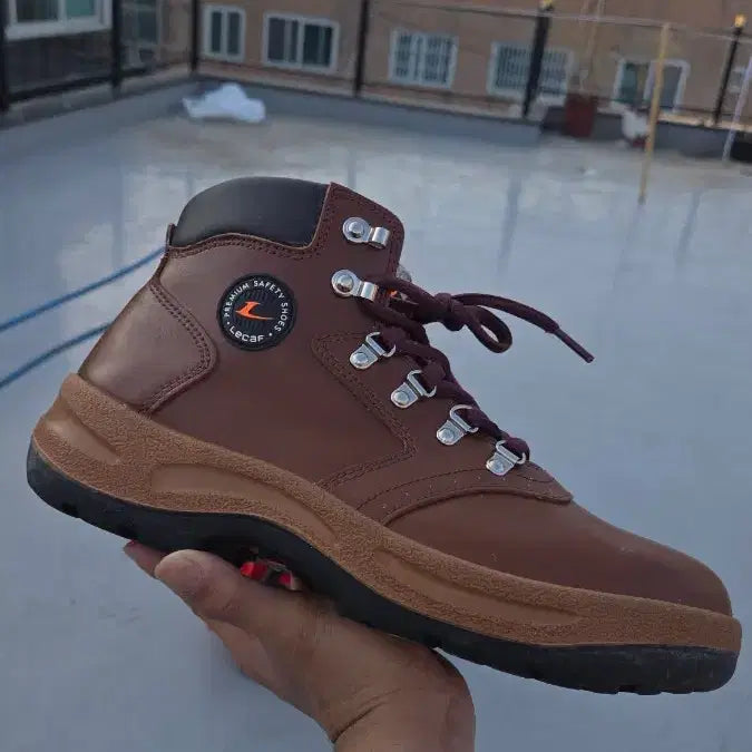 [BUNJANG] Premium Safety Brown Work Shoes / 프리미엄 세이프티 안전화 브라운 270