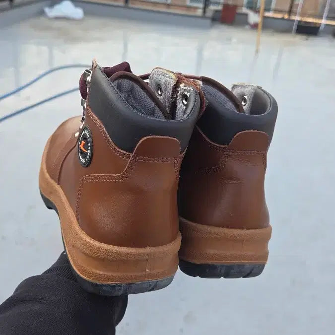 [BUNJANG] Premium Safety Brown Work Shoes / 프리미엄 세이프티 안전화 브라운 270