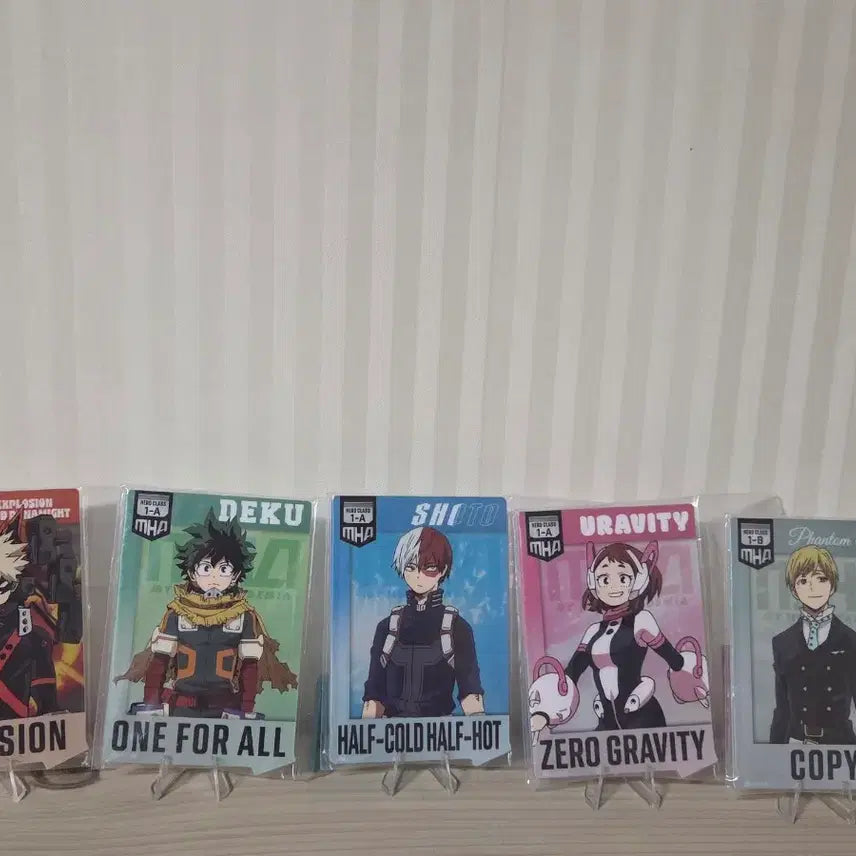 [BUNJANG] My Hero Academia Acrylic Stand 5-Piece Set / 히로아카 아크릴스탠드 5종 세트 (미개봉)