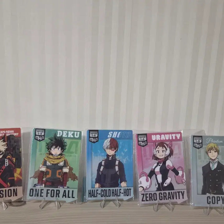 [BUNJANG] My Hero Academia Acrylic Stand 5-Piece Set / 히로아카 아크릴스탠드 5종 세트 (미개봉)