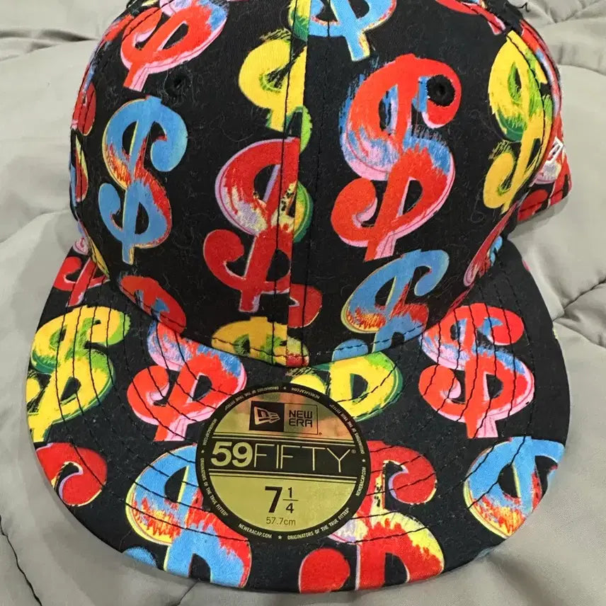 [BUNJANG] New Era Andy Warhol Colorful Pattern Cap 7 1/4 / 뉴에라 59fifty  앤디워홀 컬러풀 패턴캡 7 1/4