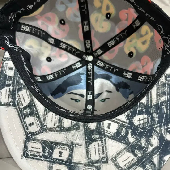 [BUNJANG] New Era Andy Warhol Colorful Pattern Cap 7 1/4 / 뉴에라 59fifty  앤디워홀 컬러풀 패턴캡 7 1/4