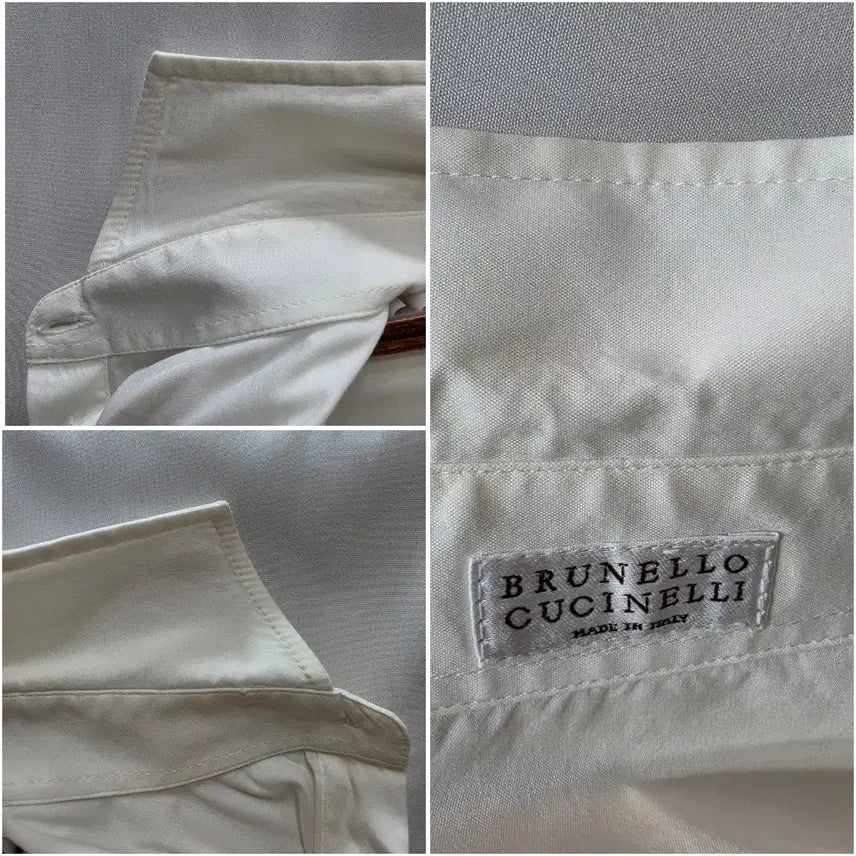 [BUNJANG] Brunello Cucinelli White Shirt / (정품)브루넬로 쿠치넬리 화이트 셔츠