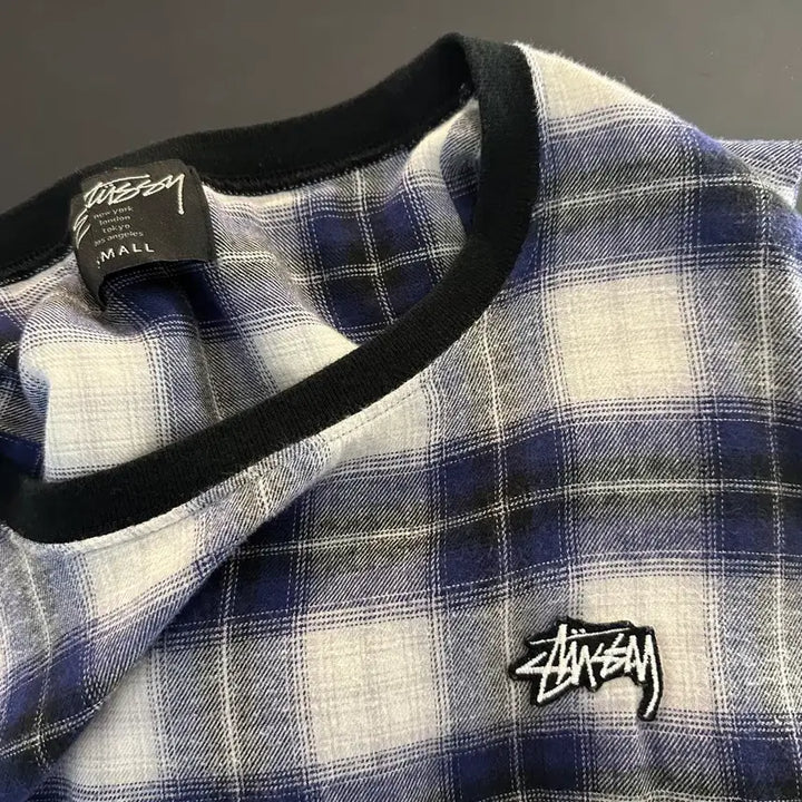 [BUNJANG] Stussy Checkered Cotton Sleeveless Top / 스투시 체크 코튼 슬리브리스