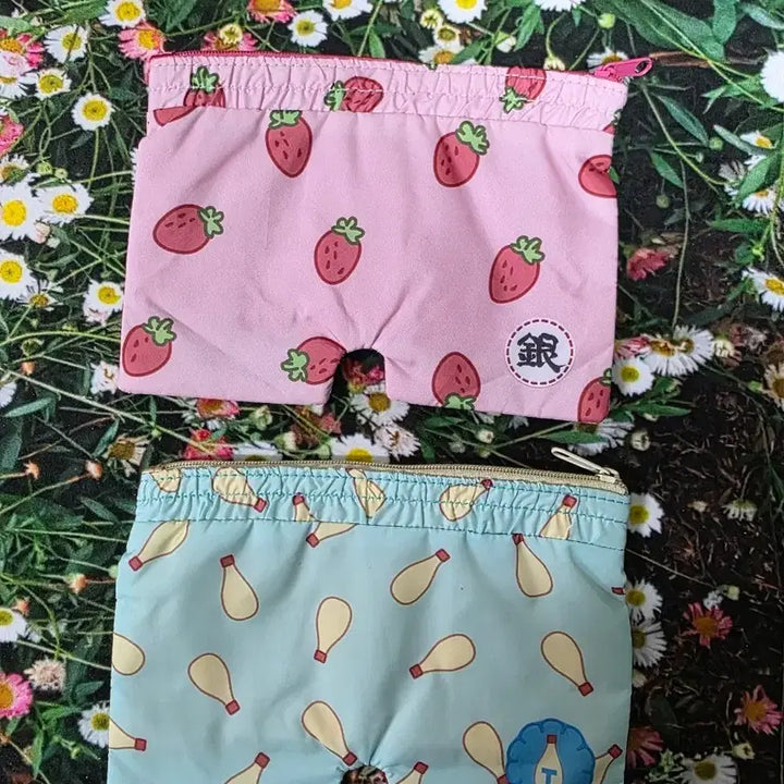 [BUNJANG] Gintama Gintoki Hijikata Strawberry Mayo Pouch / 은혼 긴토키 히지카타 팬티파우치 딸기 마요
