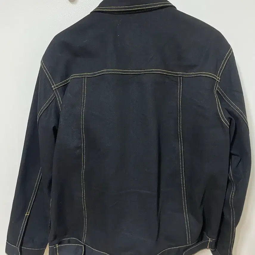 [BUNJANG] NUNBLANK Black Denim Trucker Jacket L / 넌블랭크 블랙 데님 트러커 자켓 L