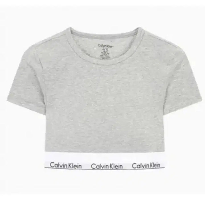 [BUNJANG] Calvin Klein Cotton Modal T-Shirt Grey M / 캘빈클라인 코튼 모달 반팔티셔츠 그레이 M