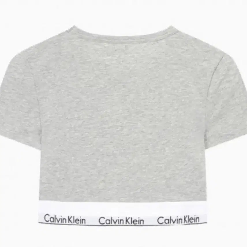 [BUNJANG] Calvin Klein Cotton Modal T-Shirt Grey M / 캘빈클라인 코튼 모달 반팔티셔츠 그레이 M
