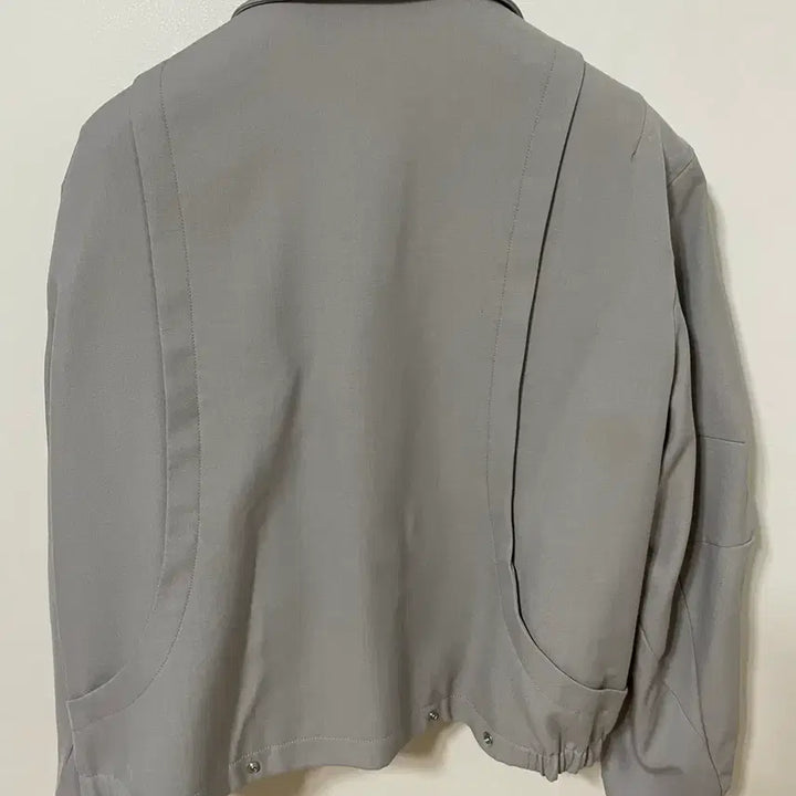 [BUNJANG] Coore Wool Blouson Mocha Gray L / 쿠어 울 블루종 모카그레이 L