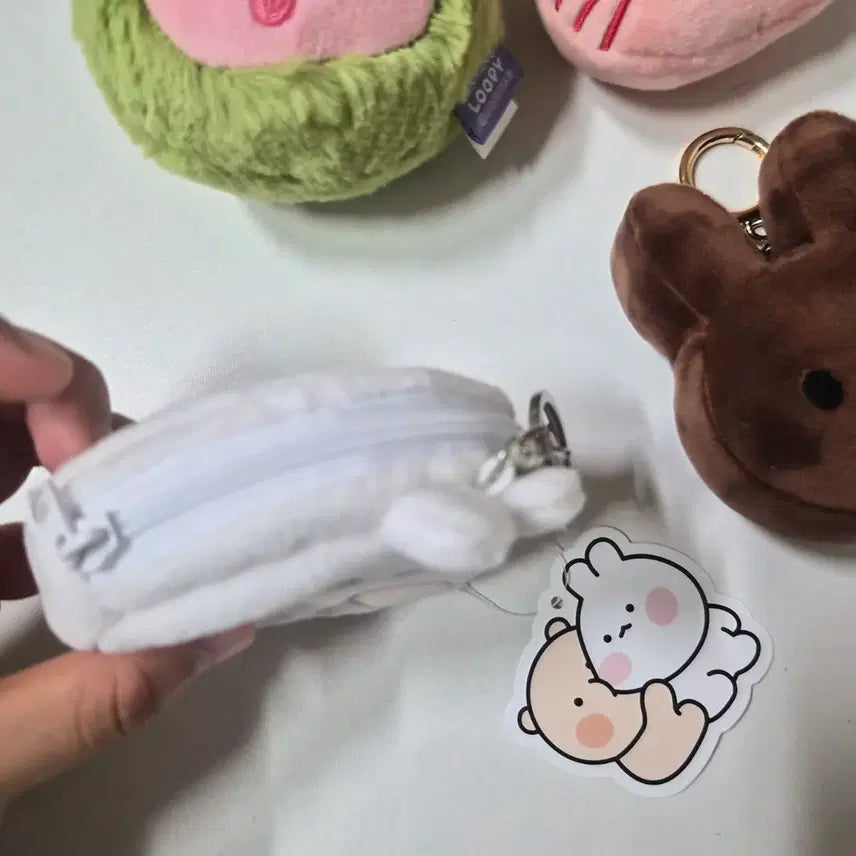 [BUNJANG] Zanmang Loopy, Kitty, Miffy, Rabbit Coin Purse Set / 잔망루피, 키티, 미피, 토끼파우치