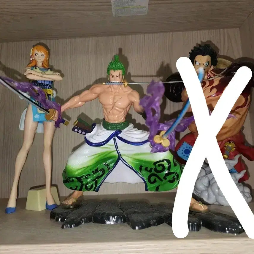 [BUNJANG] One Piece Nami &amp; Zoro Figure Bundle Set / 원피스 나미,조로 피규어 일괄