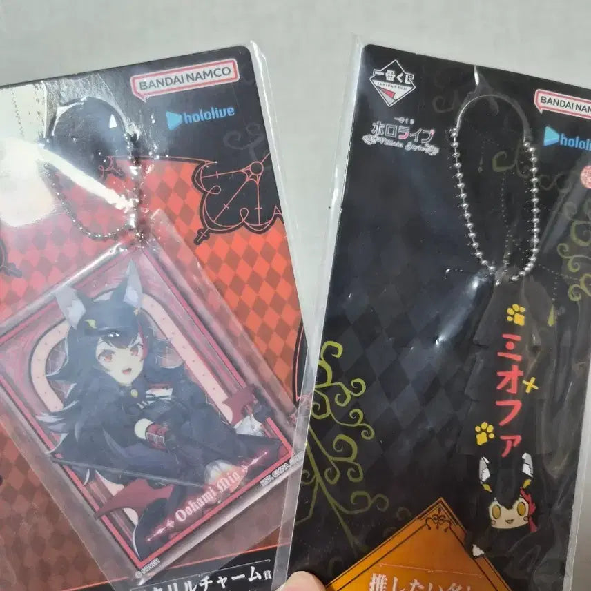 [BUNJANG] Hololive Ookami Mio Acrylic Charm and Rubber Charm / 미개봉)홀로라이브 오오카미 미오 아크릴참,러버챰