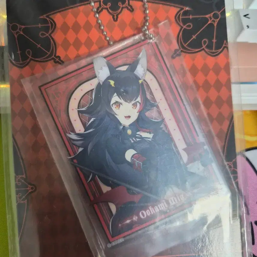[BUNJANG] Hololive Ookami Mio Acrylic Charm and Rubber Charm / 미개봉)홀로라이브 오오카미 미오 아크릴참,러버챰