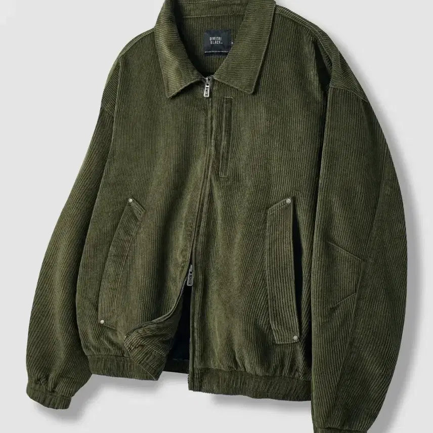 [BUNJANG] 2WAY Cropped Corduroy Drizzler Jacket - M / 2WAY 크롭 코듀로이 드리즐러 자켓 M