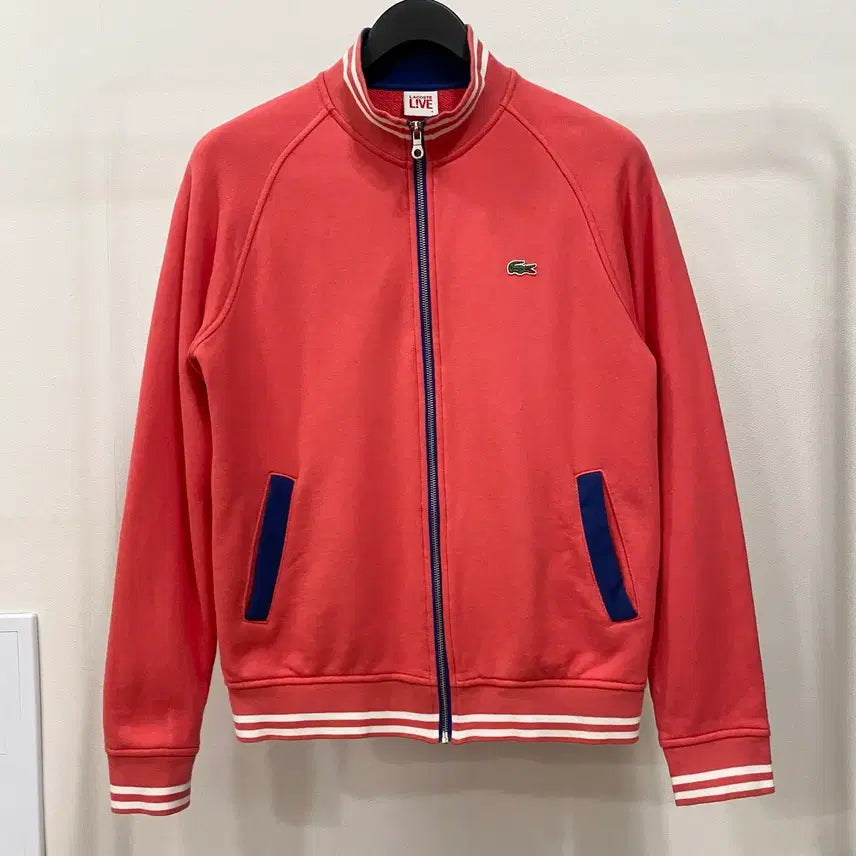 [BUNJANG] Lacoste Live Cotton Zip-Up Track Top / <L> 라코스테 라이브 코튼 집업 트랙탑