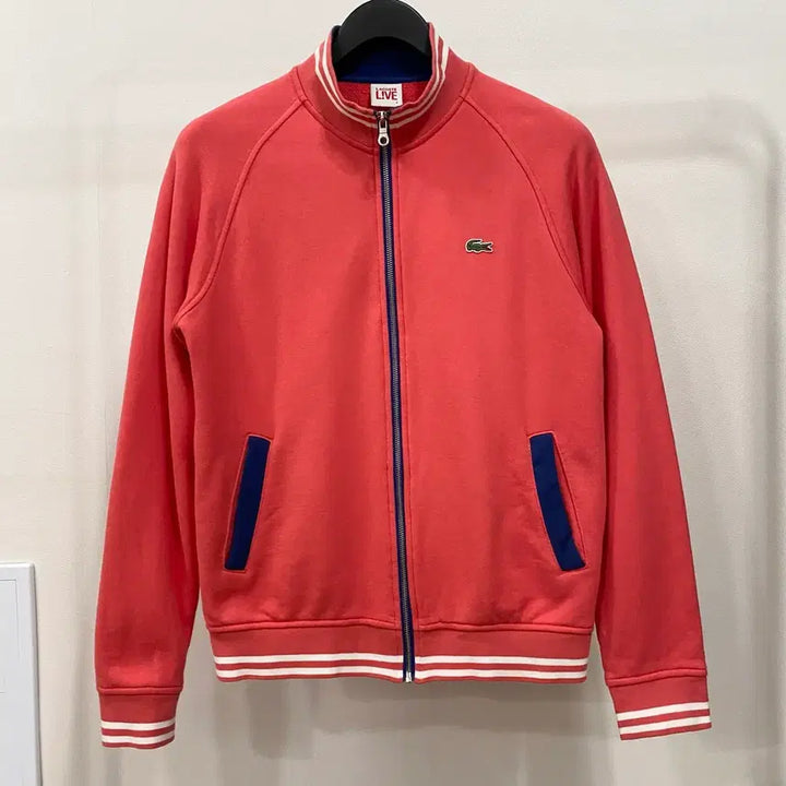 [BUNJANG] Lacoste Live Cotton Zip-Up Track Top / <L> 라코스테 라이브 코튼 집업 트랙탑