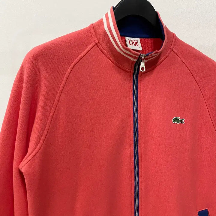 [BUNJANG] Lacoste Live Cotton Zip-Up Track Top / <L> 라코스테 라이브 코튼 집업 트랙탑