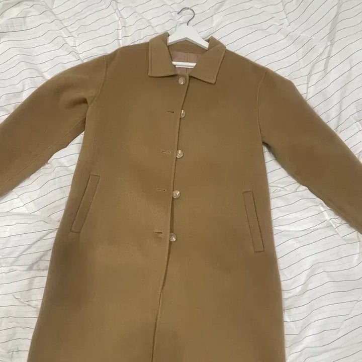 [BUNJANG] Shopmagnet Handmade Camel Coat / 샵마그넷 핸드메이드 코트