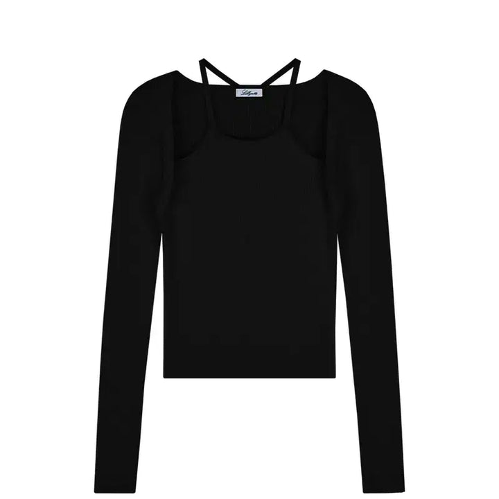 [BUNJANG] Lilykots Halter Knit Top / 릴리코츠 홀더 니트