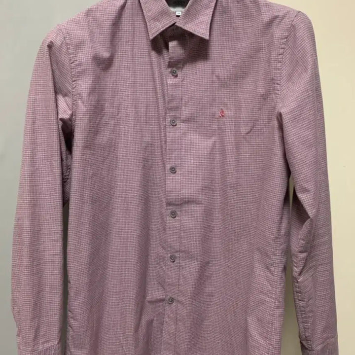 [BUNJANG] Olzen Small Check Casual Shirt / 무료배송 100 올젠 스몰 체크 캐쥬얼셔츠