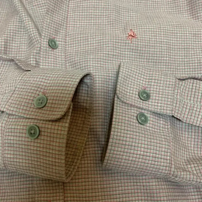 [BUNJANG] Olzen Small Check Casual Shirt / 무료배송 100 올젠 스몰 체크 캐쥬얼셔츠