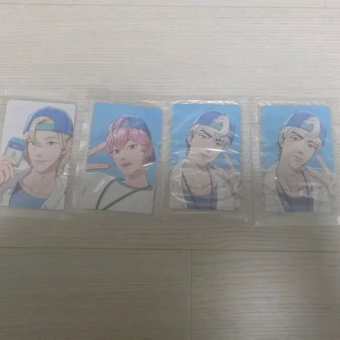 [BUNJANG] PLAVE Kkokkalcorn Photocard Bundle Set / 플레이브 꼬깔콘 포토카드 4장 일괄