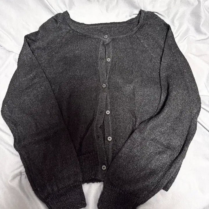 [BUNJANG] Sunny Round Button Cardigan / 써니 라운드 버튼 가디건