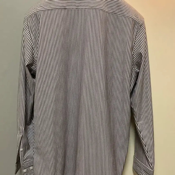 [BUNJANG] Olzen Striped Brown Shirt / 무료배송 105 올젠 스트라이프 브라운 셔츠