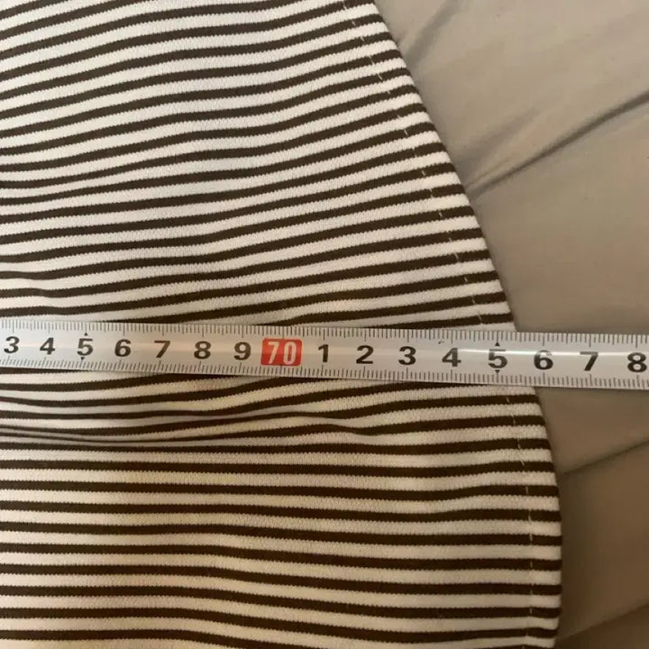[BUNJANG] Olzen Striped Brown Shirt / 무료배송 105 올젠 스트라이프 브라운 셔츠