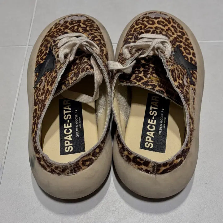 [BUNJANG] Golden Goose Black Star Leopard Sneakers / 골든구스 블랙스타 레오파드 스니커즈