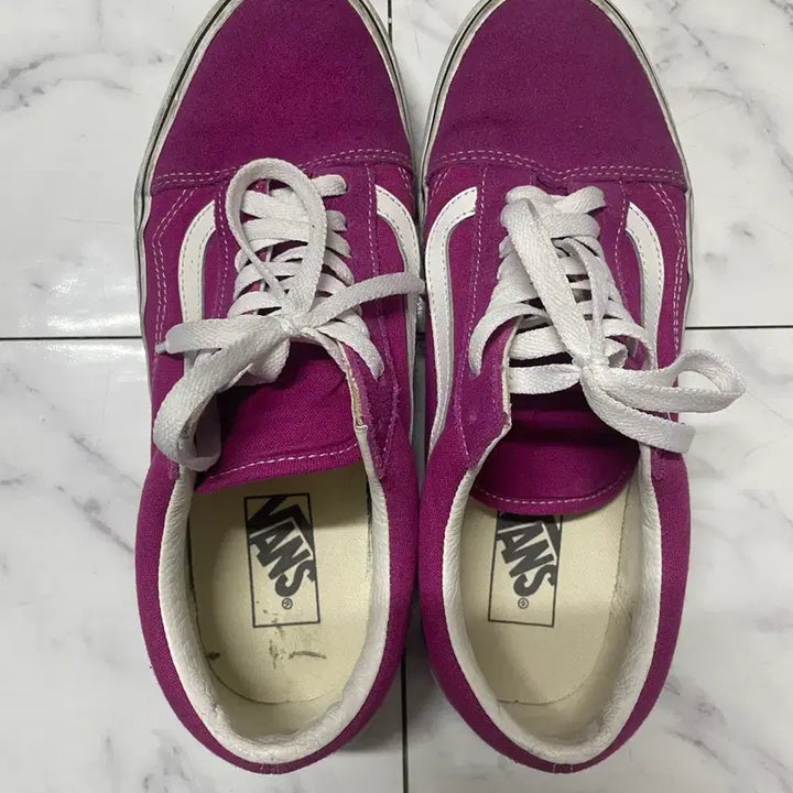 [BUNJANG] Vans Old Skool Purple Sneakers / 반스 올드스쿨 퍼플 스니커즈 275