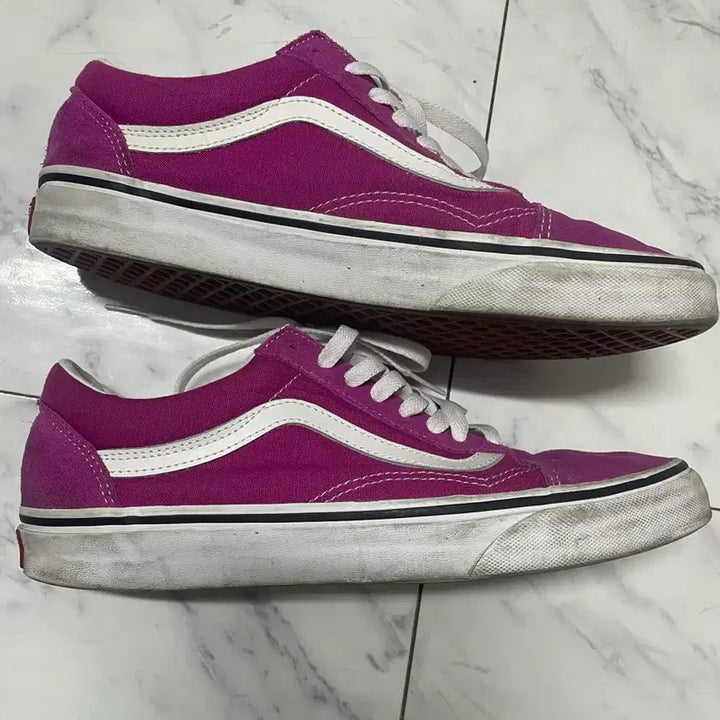 [BUNJANG] Vans Old Skool Purple Sneakers / 반스 올드스쿨 퍼플 스니커즈 275
