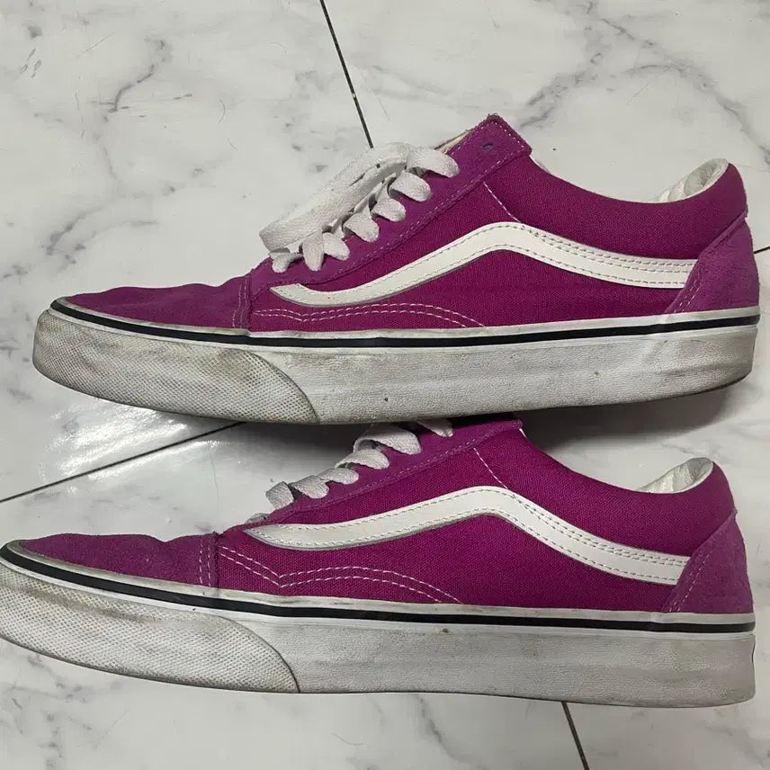 [BUNJANG] Vans Old Skool Purple Sneakers / 반스 올드스쿨 퍼플 스니커즈 275