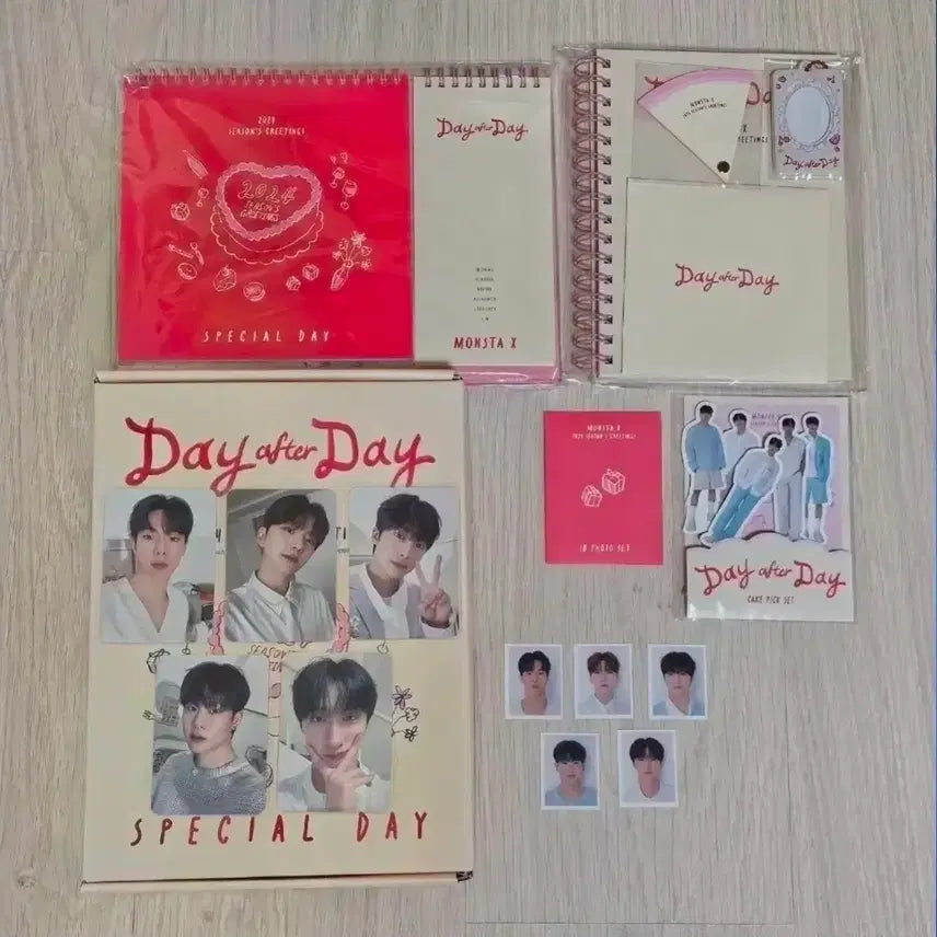 [SOLD OUT] 급처] 몬스타엑스 2024 시즌그리팅 일괄 특전포카 포함