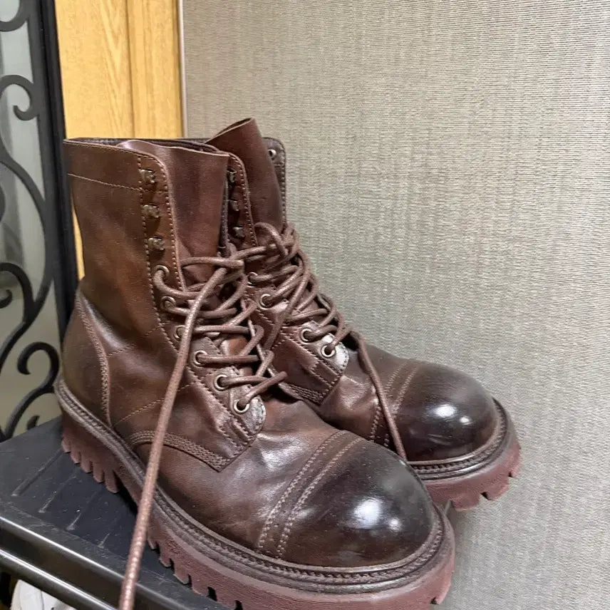 [BUNJANG] Yase Air Commando Sole Horsehide Boots / 야세 에어 코만도솔 홀스하이드 부츠 270
