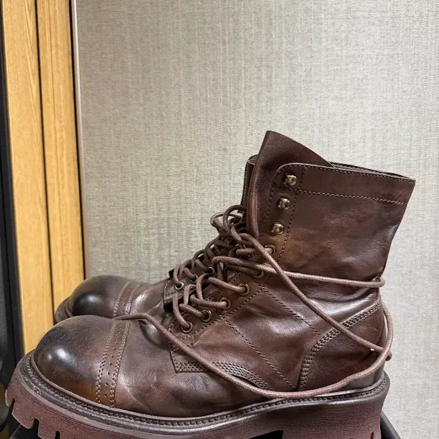 [BUNJANG] Yase Air Commando Sole Horsehide Boots / 야세 에어 코만도솔 홀스하이드 부츠 270