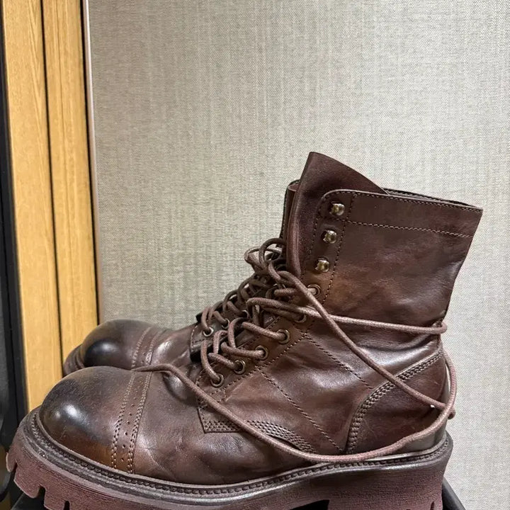 [BUNJANG] Yase Air Commando Sole Horsehide Boots / 야세 에어 코만도솔 홀스하이드 부츠 270