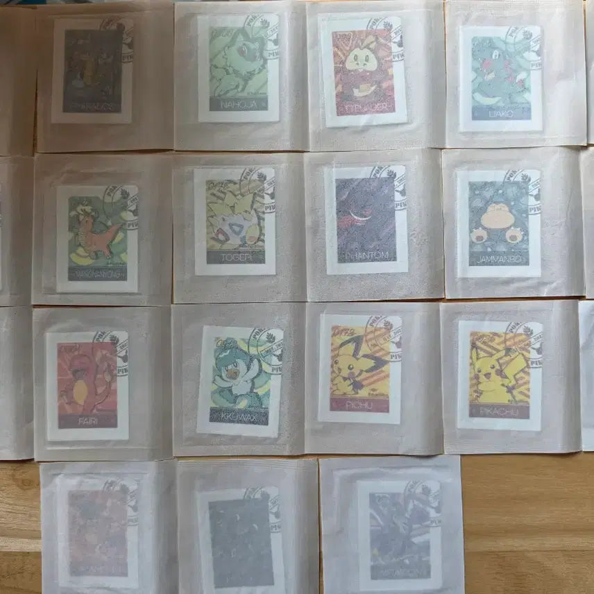 [BUNJANG] Pokemon Mugebon Almond Seal Collection / 포켓몬 머거본 아몬드 씰