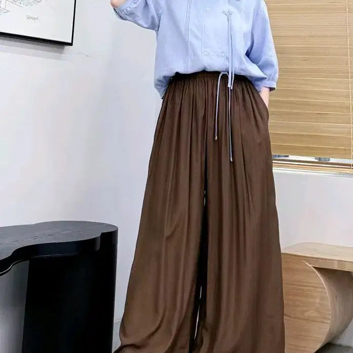 [BUNJANG] Premium Quality Wide Skirt-Like Pants / 스커트 라이크 팬츠 / 고퀄리티 프리미엄 자체제작 브랜드 퀄리티 와이드