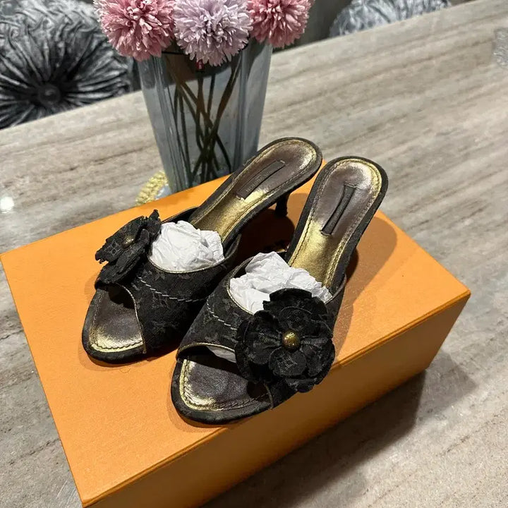 [BUNJANG] Louis Vuitton Denim Mules / 루이비통데님뮬정품